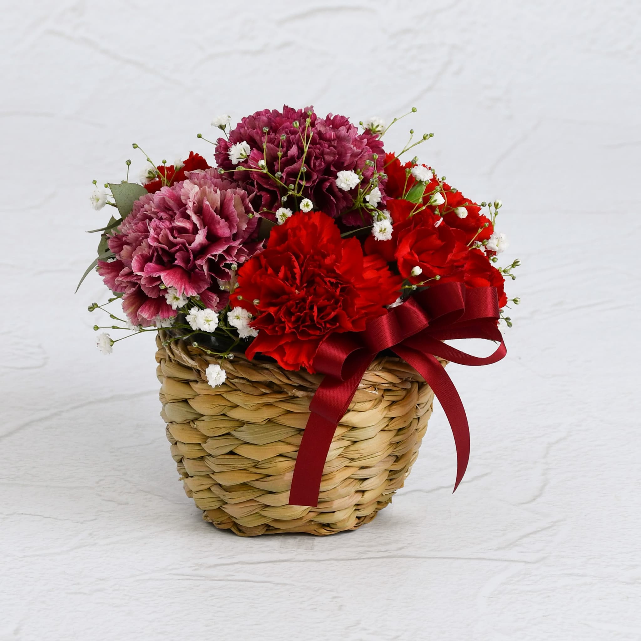 母の日バスケットアレンジR