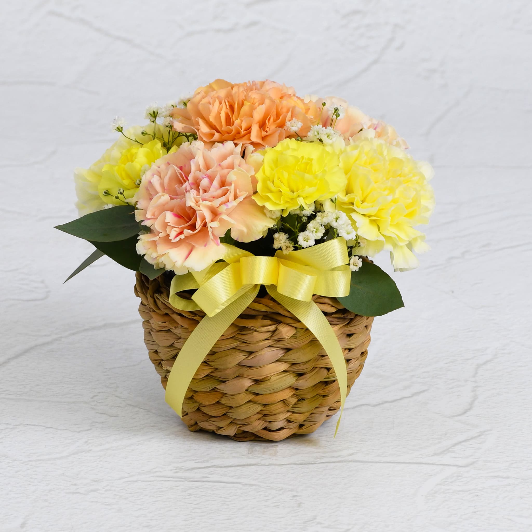 母の日バスケットアレンジYO