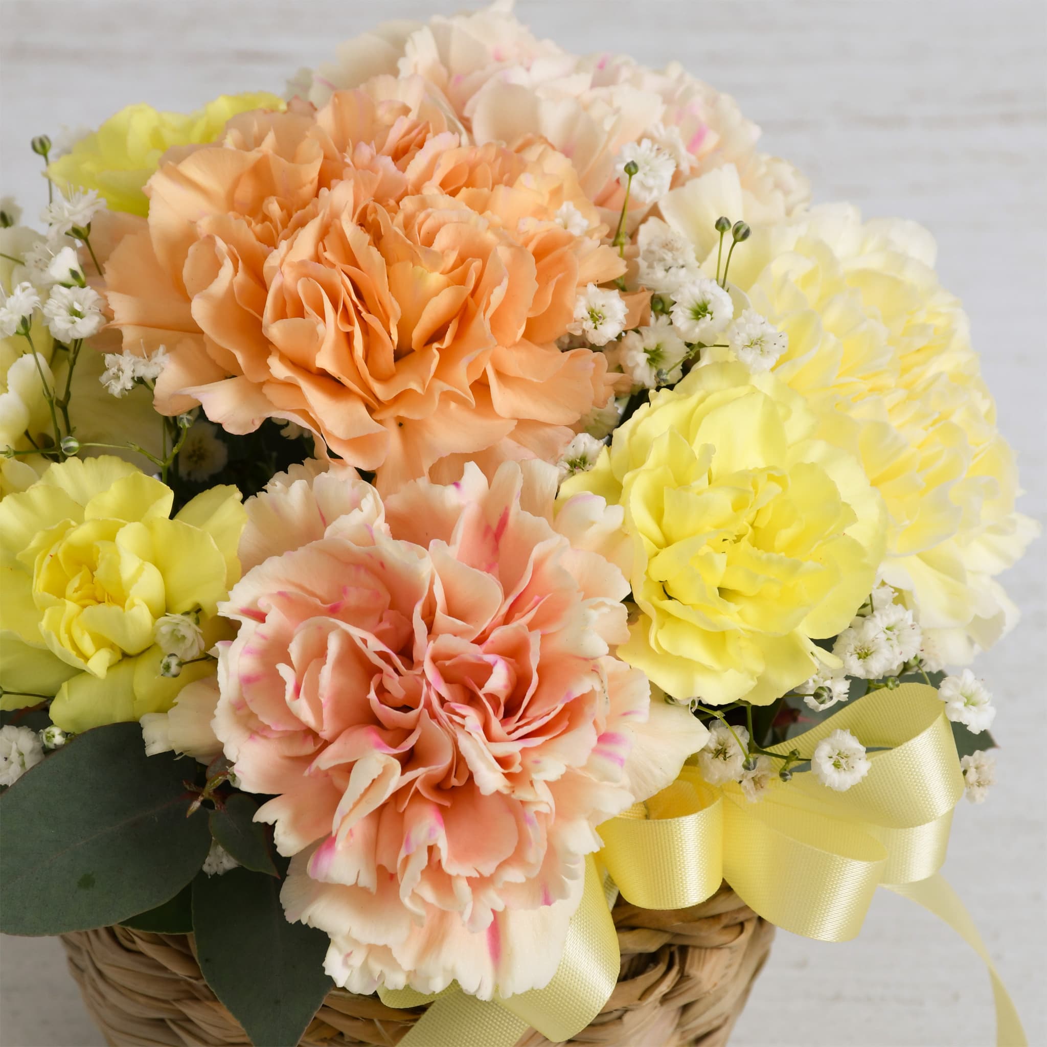 母の日バスケットアレンジYO