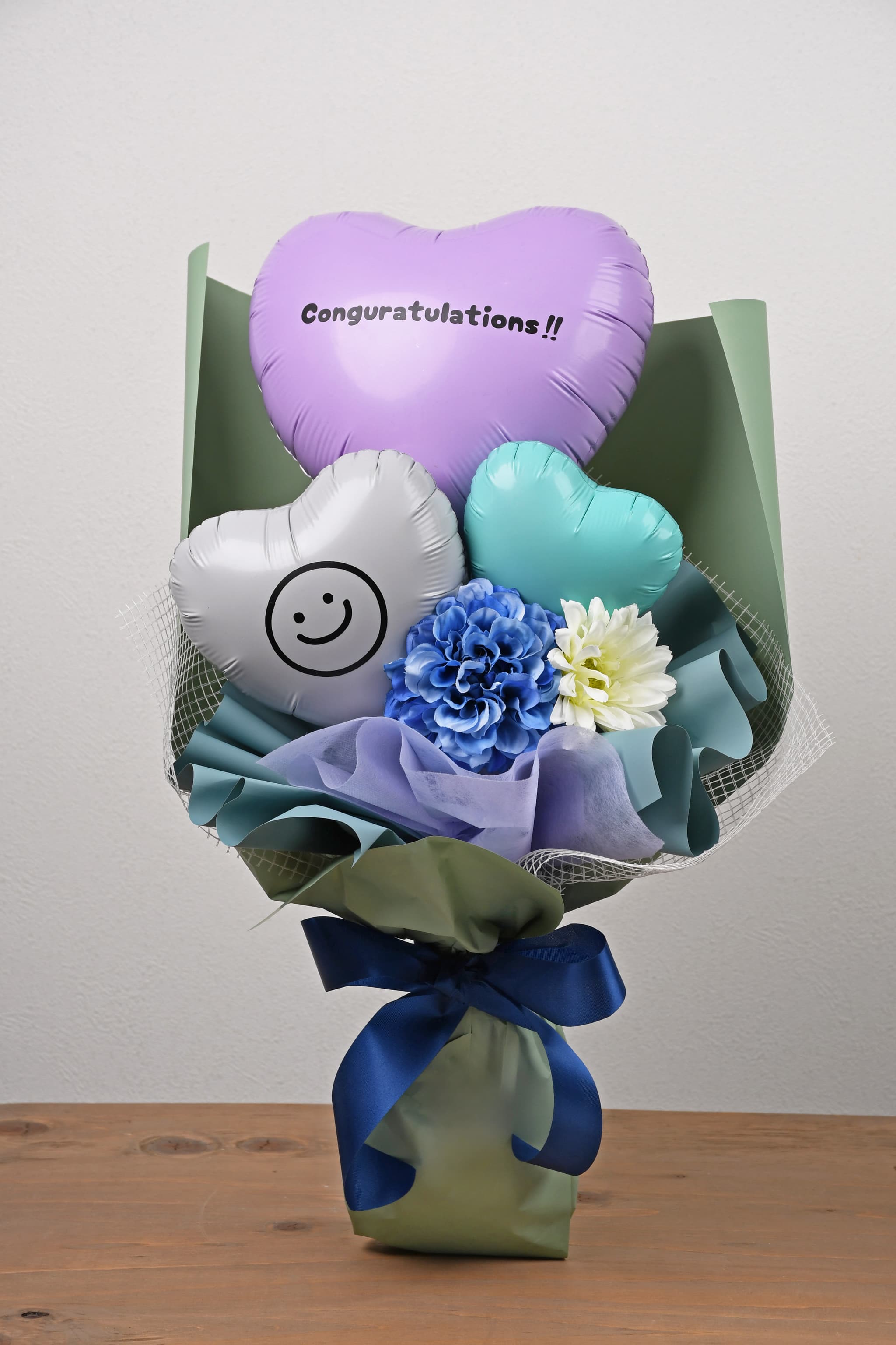 バルーンブーケ】クール系カラー｜誕生日・推しイベント・記念日ギフトに