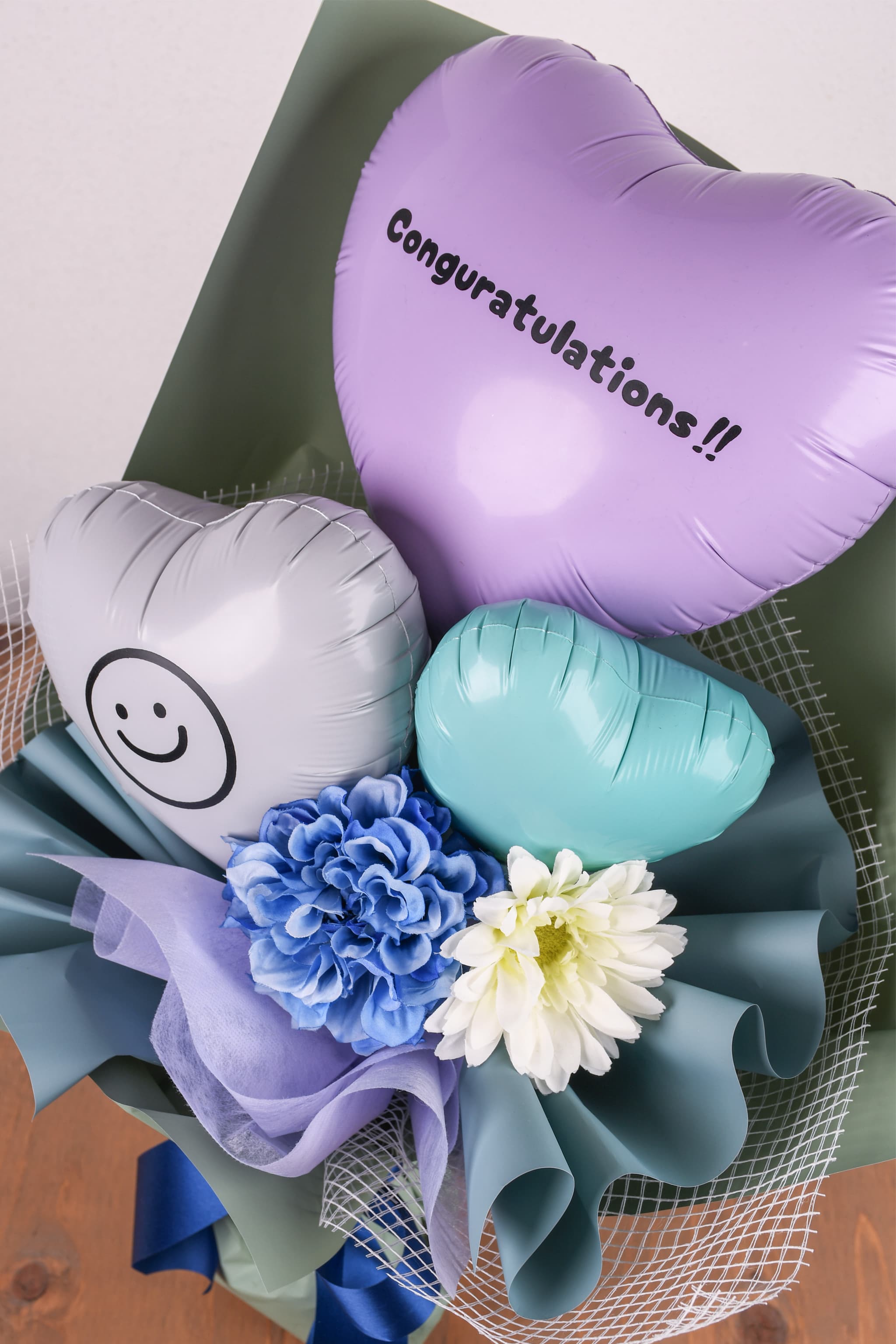 バルーンブーケ】クール系カラー｜誕生日・推しイベント・記念日ギフトに