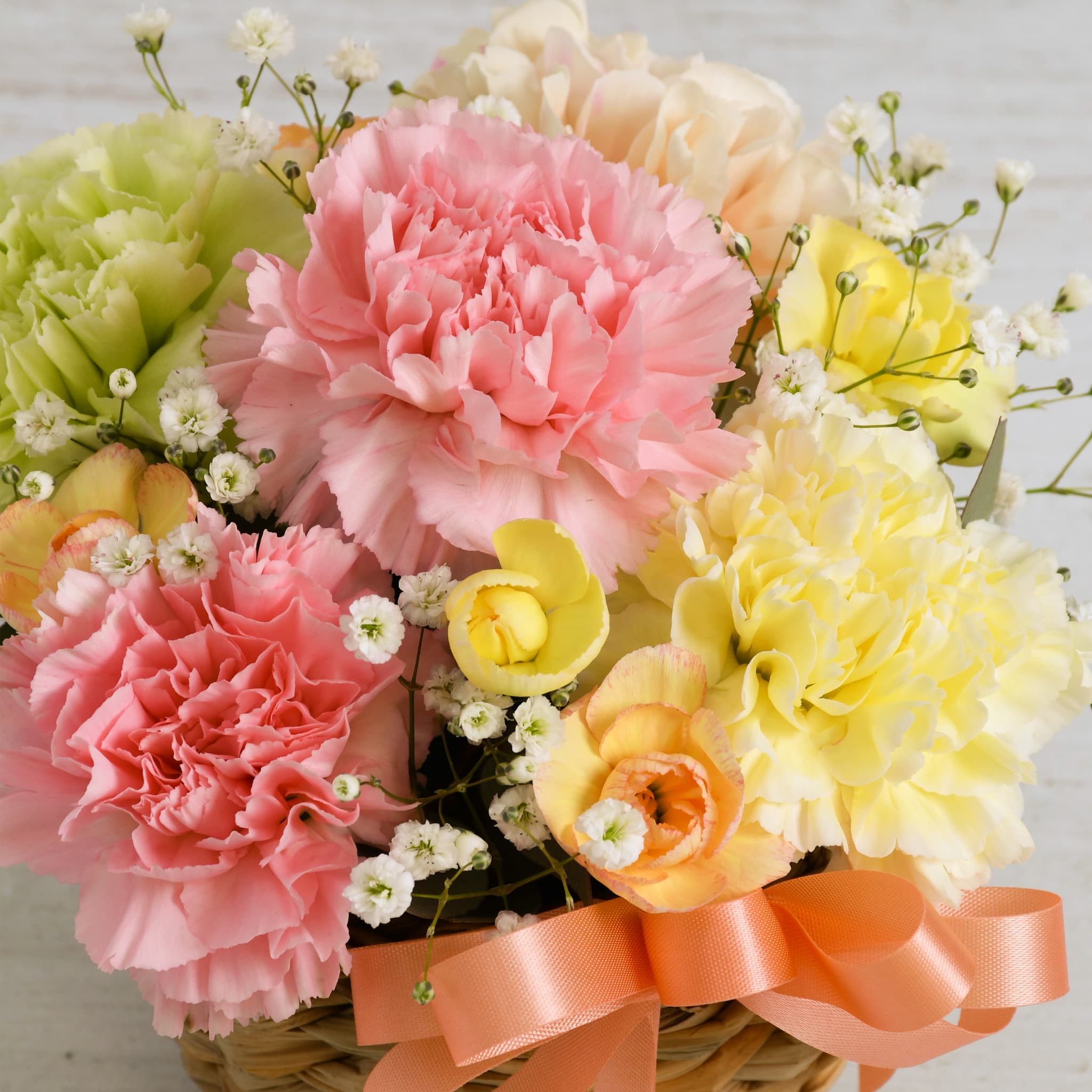 母の日バスケットアレンジPY