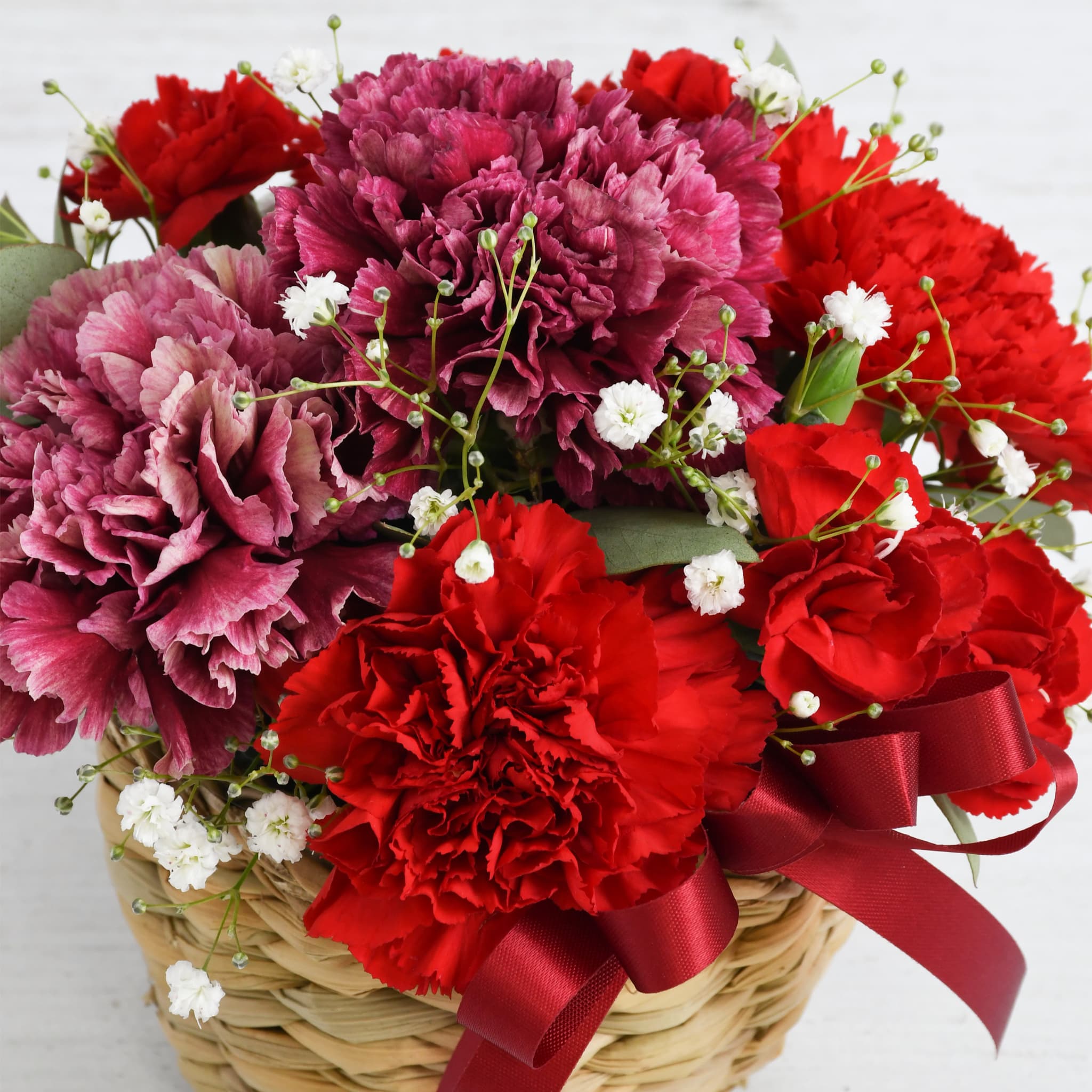 母の日バスケットアレンジR