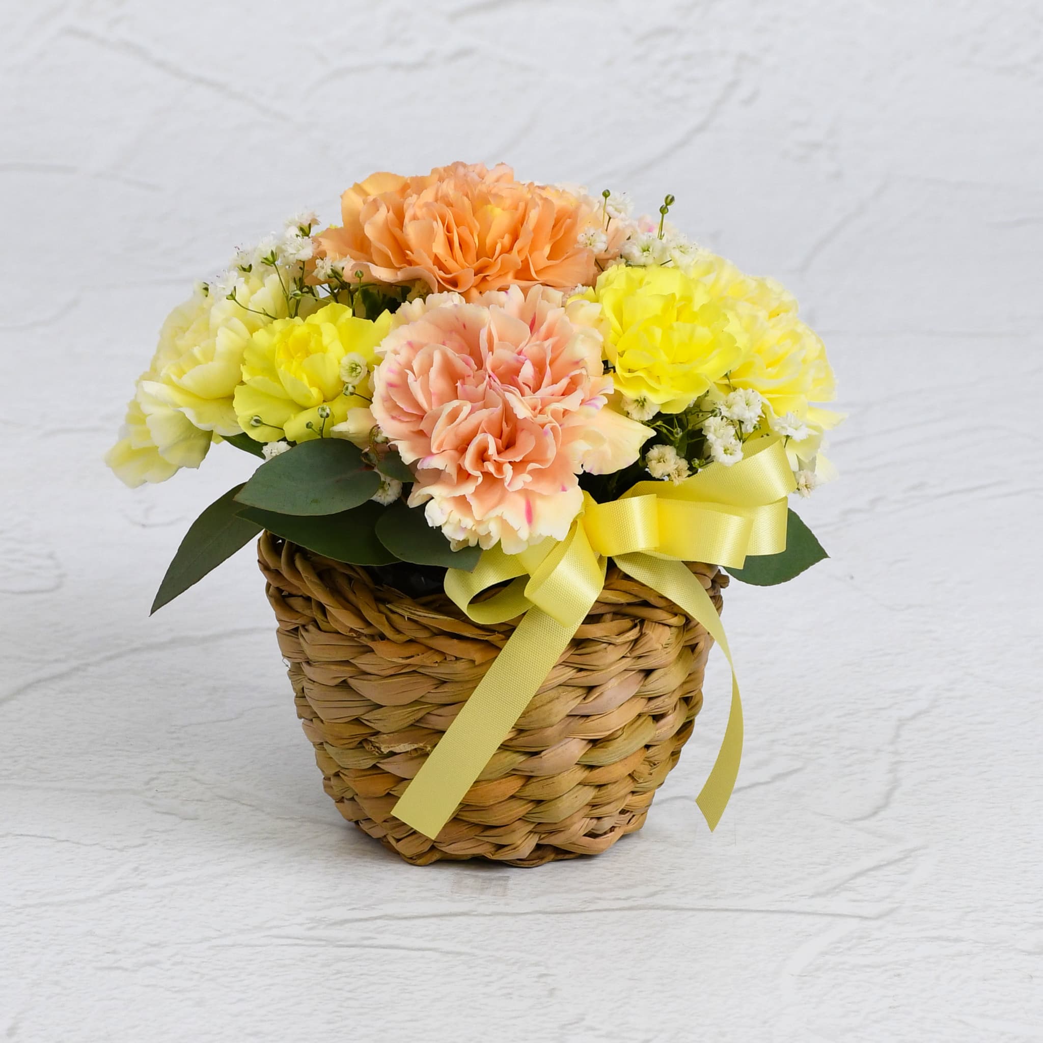 母の日バスケットアレンジYO