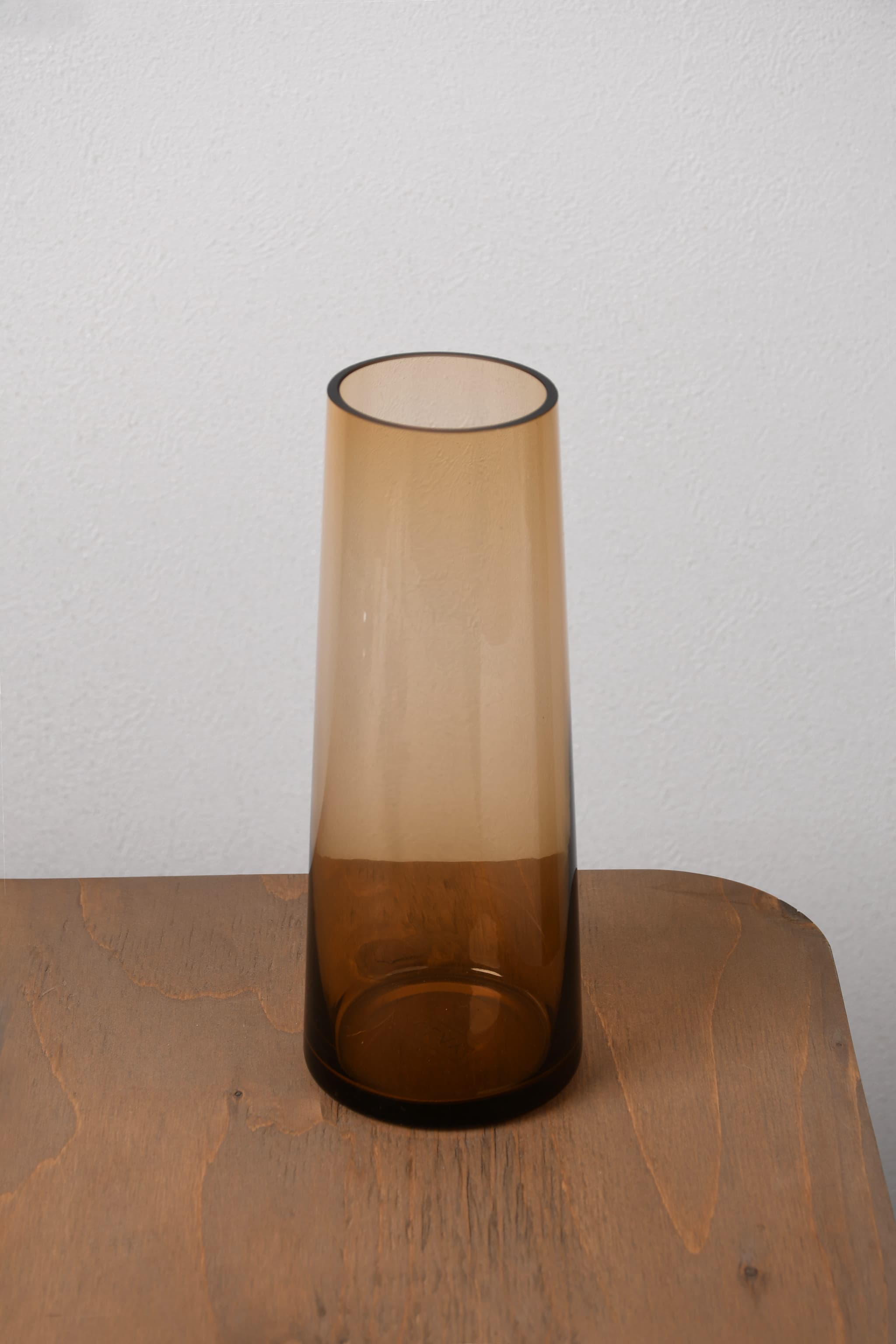 花瓶】Clay conicaglass/Brown(茶）